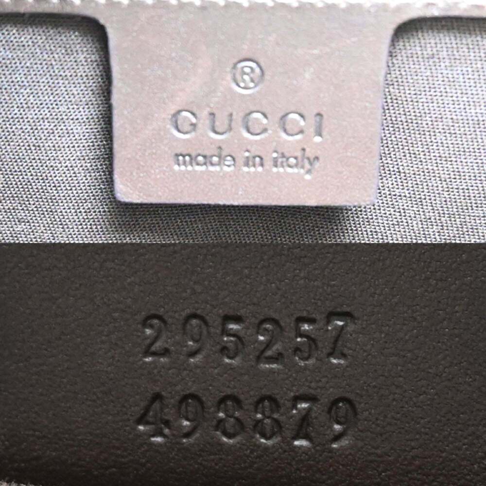 GUCCI Brown Coated Canvas Shoulder Bag - Picture 8 of 9